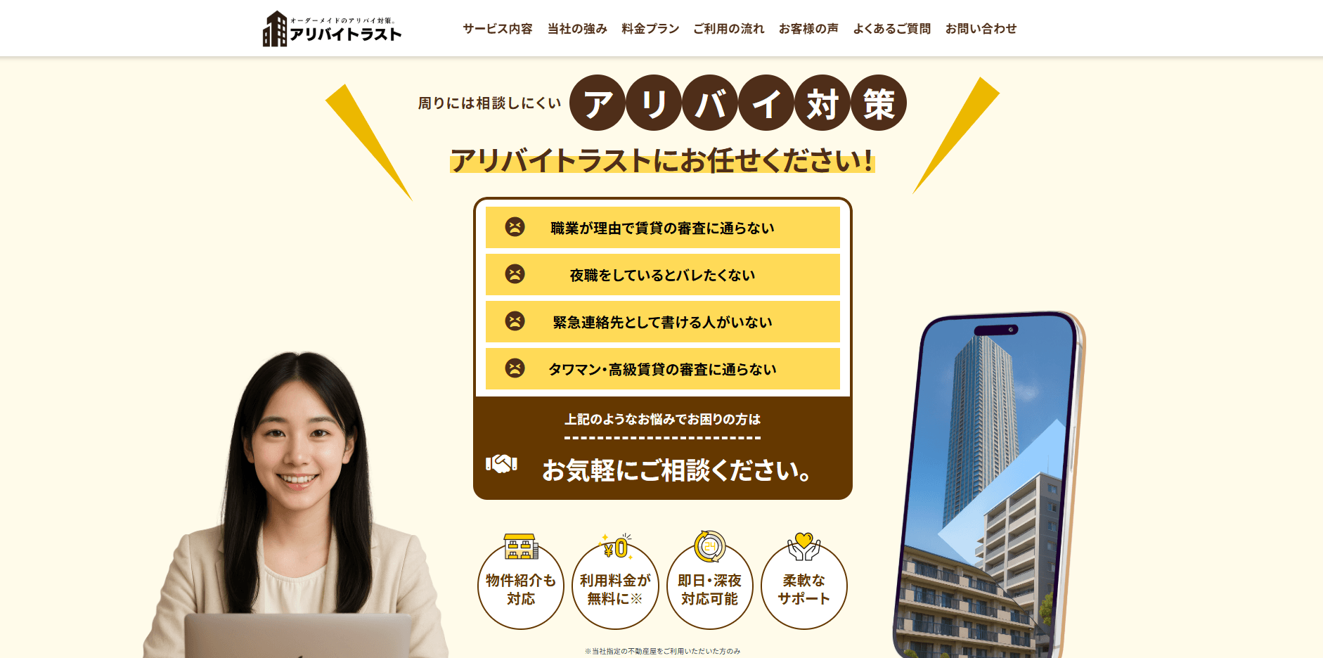 アリバイトラスト
